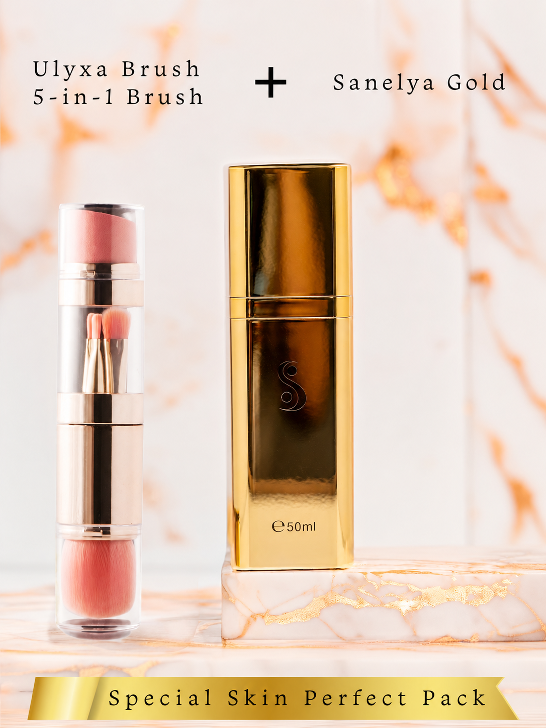 Pack Spécial Skin perfect | Sanelya Gold + UlyxaBrush | - ULYXA