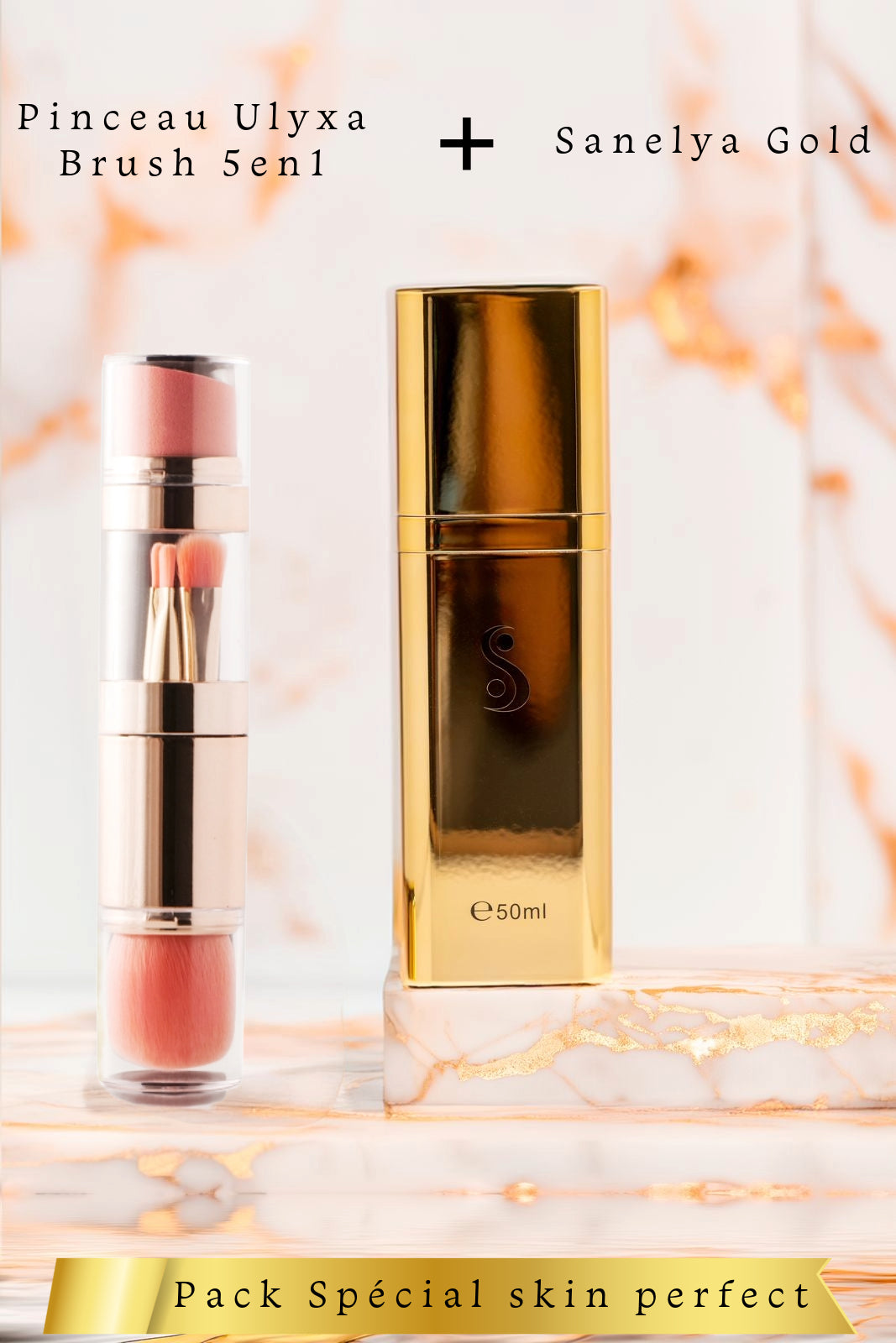 Skin Perfect Special Bundle | Sanelya Gold + UlyxaBrush |