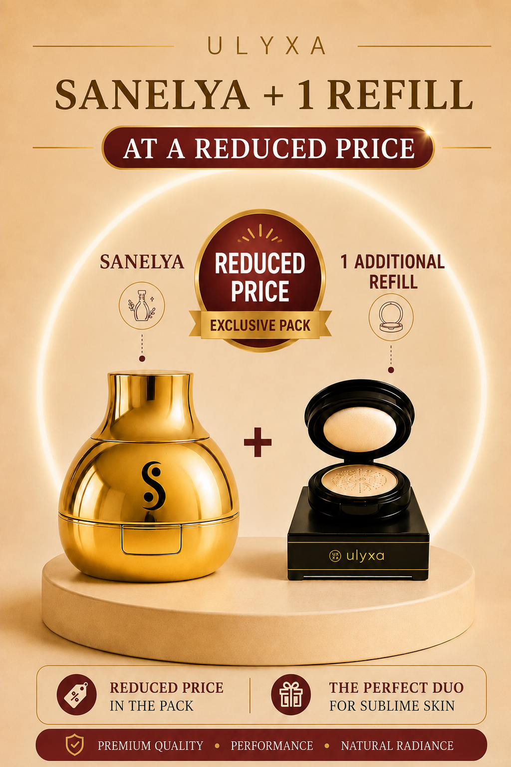 Official Sanelya CC Cream Refill – High Coverage, Natural Finish