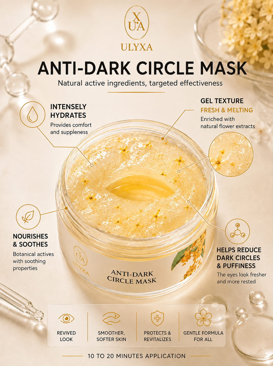 ULYXA Eye Mask – Anti-Wrinkle & Dark Circles Treatment