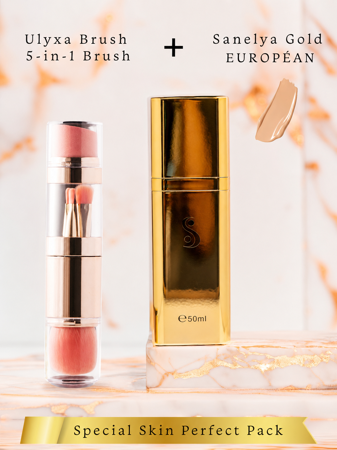 Pack Spécial Skin perfect | Sanelya Gold + UlyxaBrush | - ULYXA