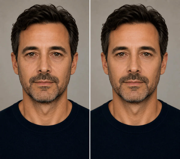 Avant / Après de Reduced dark circles