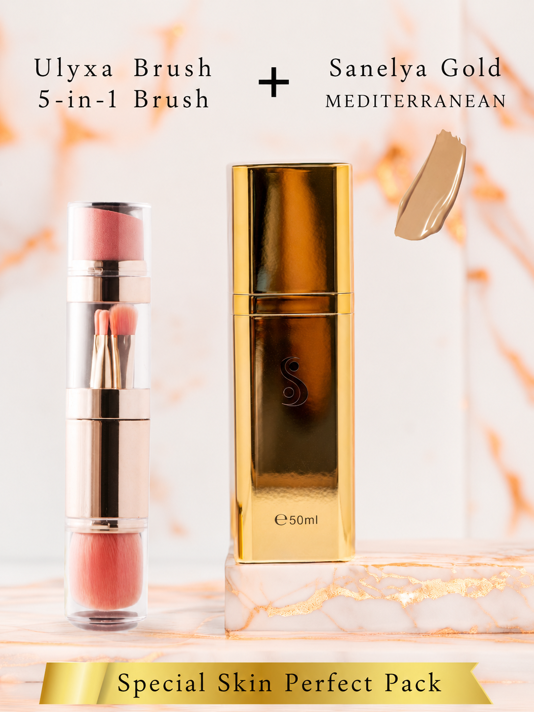 Pack Spécial Skin perfect | Sanelya Gold + UlyxaBrush | - ULYXA