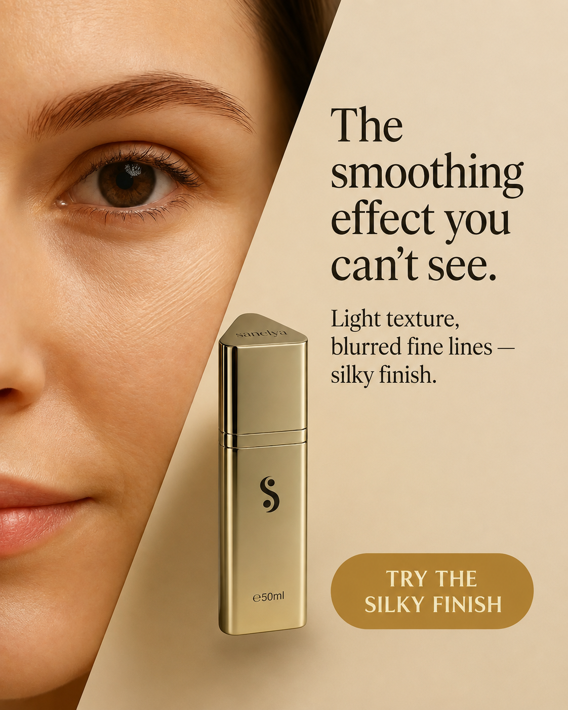 Sanelya® Gold – Full Coverage CC Cream | XL Edition
