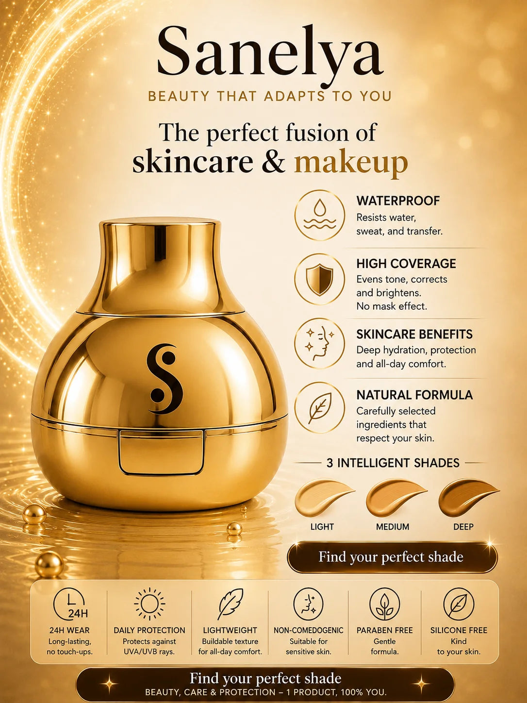 Sanelya® |  Full Coverage CC Cream