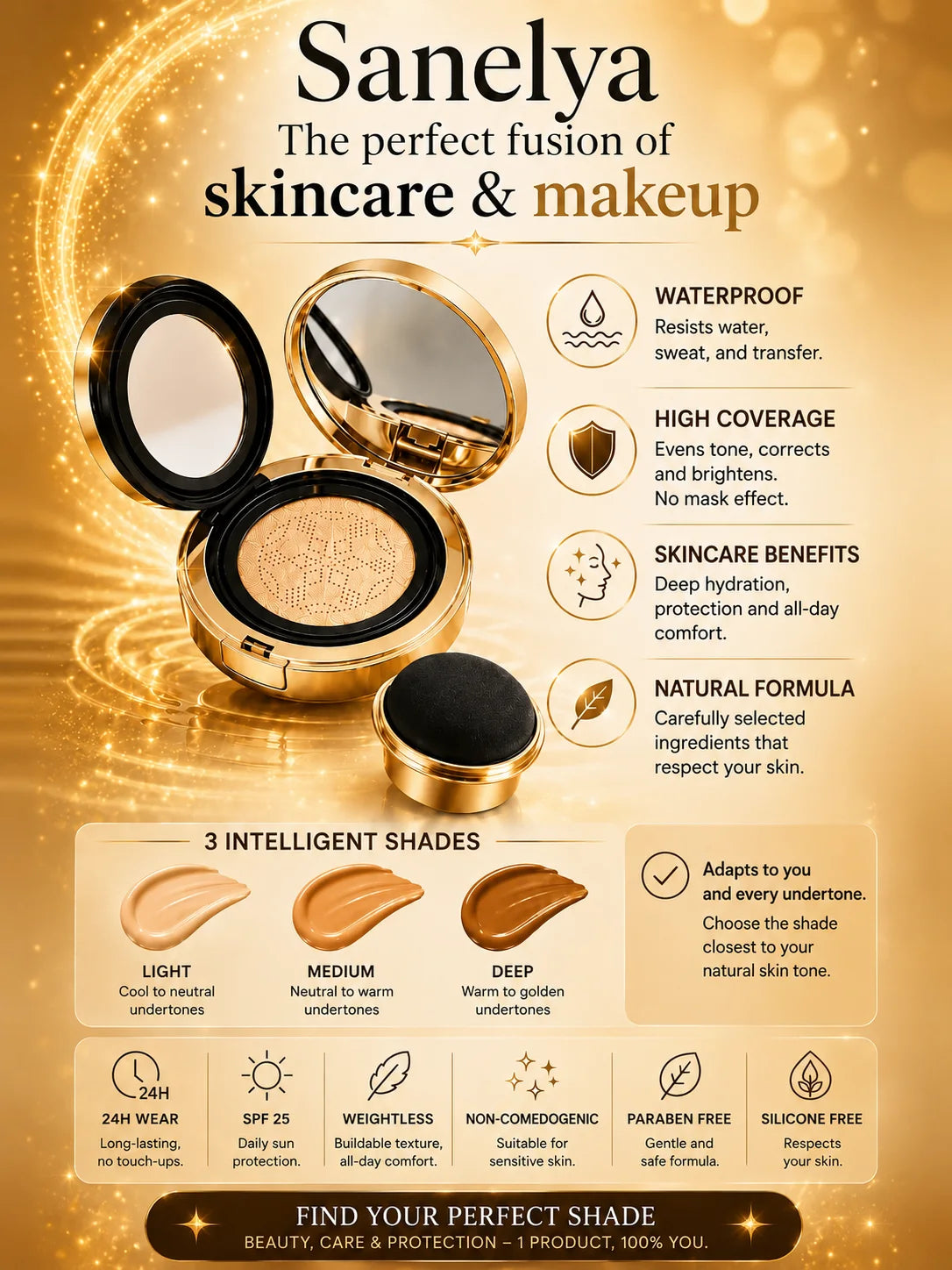 Sanelya® |  Full Coverage CC Cream