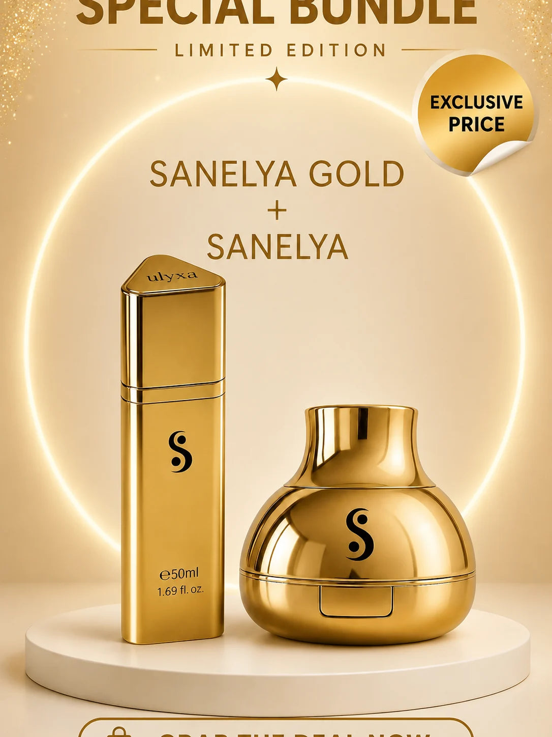Sanelya® Gold – Full Coverage CC Cream | XL Edition