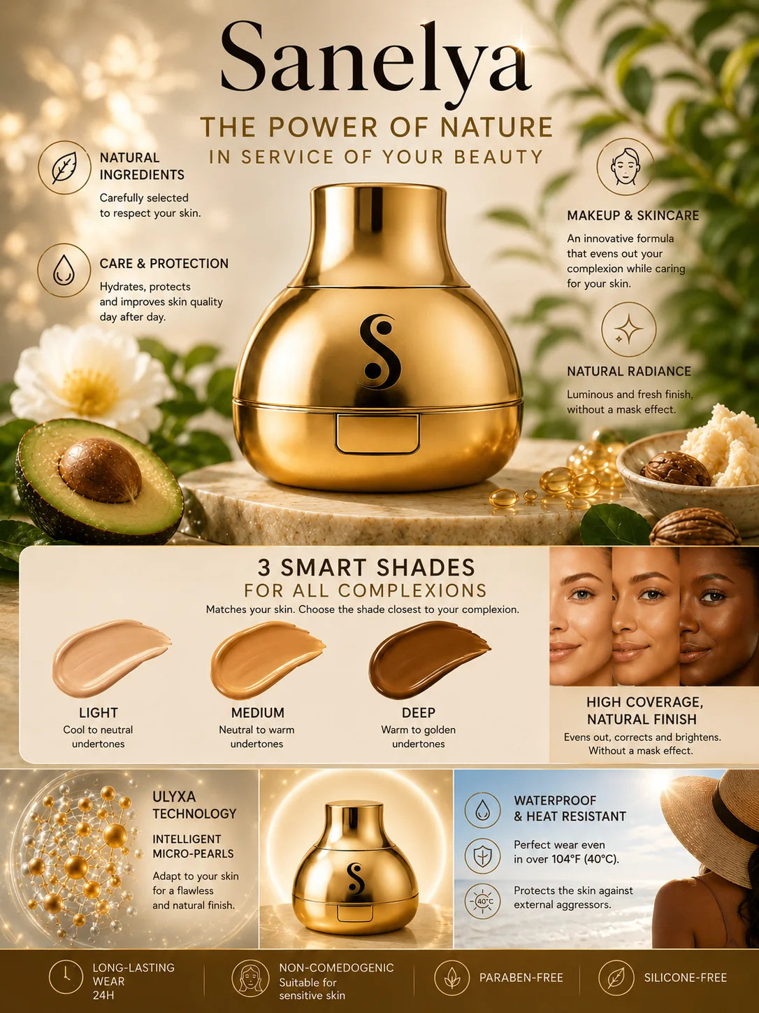 Sanelya® |  Full Coverage CC Cream