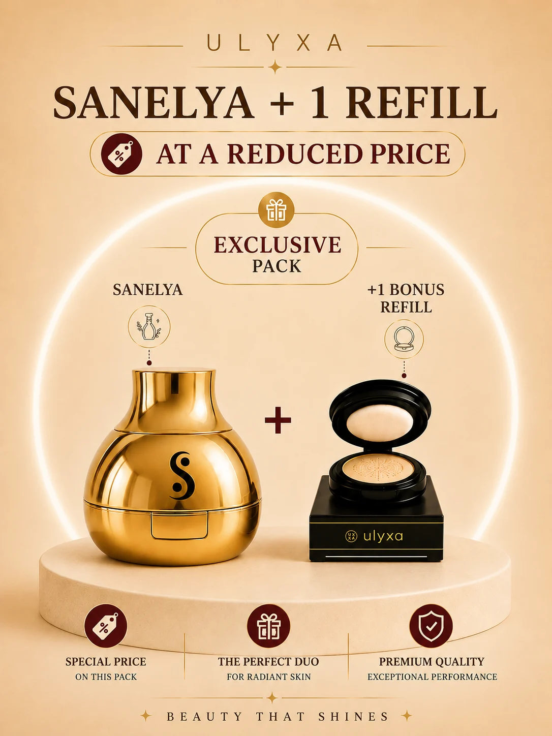 Official Sanelya CC Cream Refill – High Coverage, Natural Finish