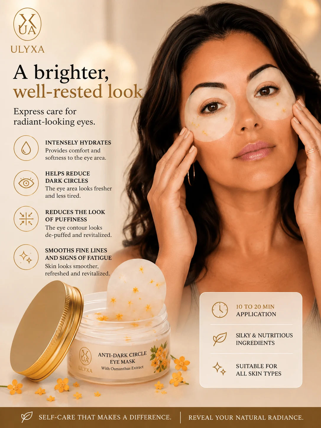 ULYXA Eye Mask – Anti-Wrinkle & Dark Circles Treatment