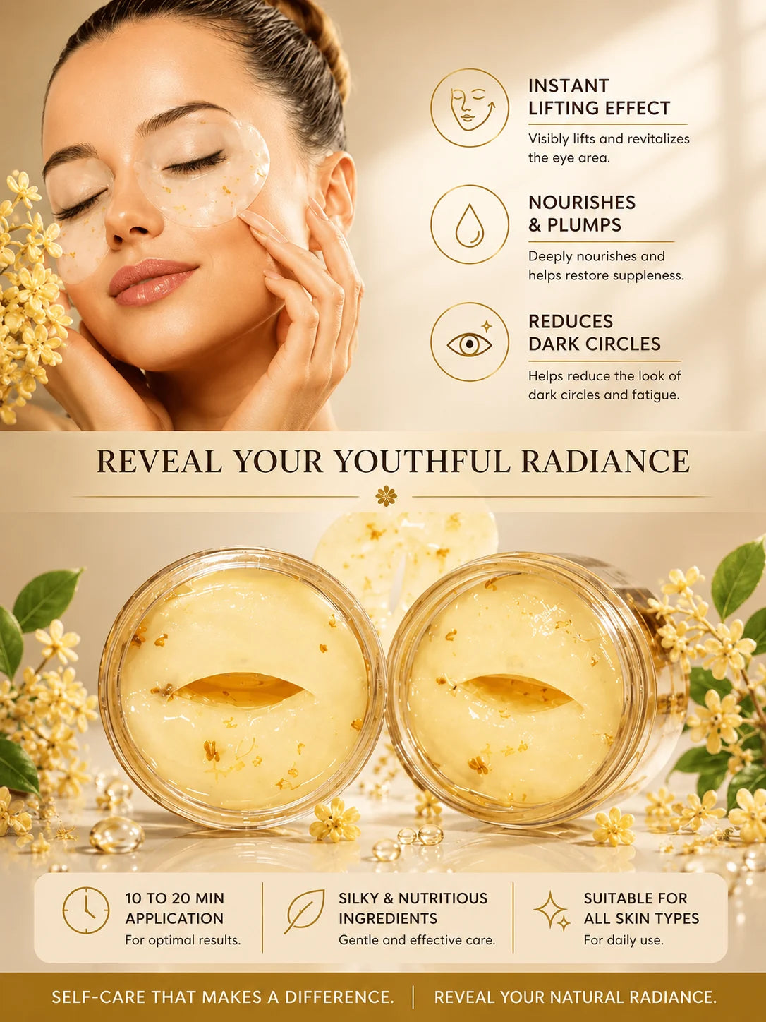 ULYXA Eye Mask – Anti-Wrinkle & Dark Circles Treatment